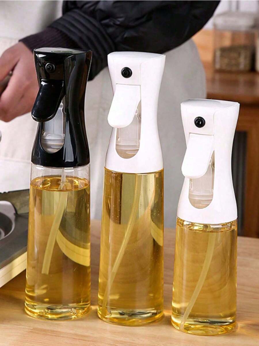 500毫升/300毫升/200毫升泵式喷雾油瓶，家用调味瓶，空气炸锅专用防尘控油瓶，带雾嘴的可灌装喷雾瓶，便携式透明旅行喷雾瓶，适用于烹饪油、植物浇水、美发沙龙、化妆品等。 - A - 查看 1