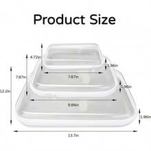 3-Piece Storage Box Organizer Set, Hard-Shell Zippered Case, Toy Storage Bins, Travel Organizer, Waterproof Transparent Case, Pencil Case, Toiletry Bag, Cosmetic Bag, White, Large Capacity, Portable And Versatile Organizer, Capson Pencil Display Box, Wardrobe Shelf