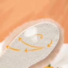 QKC زوج من بطانات الحذاء الناعمة والفراء، مناسبة لأحذية الثلج وأنواع أخرى من الأحذية، مناسبة للجنسين للاستخدام في فصلي الخريف والشتاء - بني فاتح - مشاهدة 3