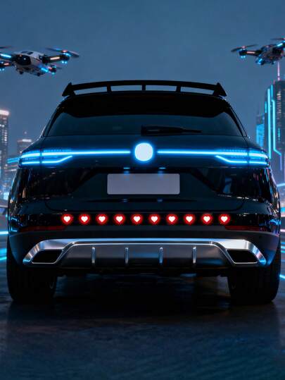 10 piezas de pegatinas reflectantes para motocicleta, coche, camión, calcomanías reflectantes personalizadas, adecuadas para regalos en días festivos, San Valentín, Navidad, Día de la Madre, Día del Padre, Acción de Gracias, Año Nuevo, Boda