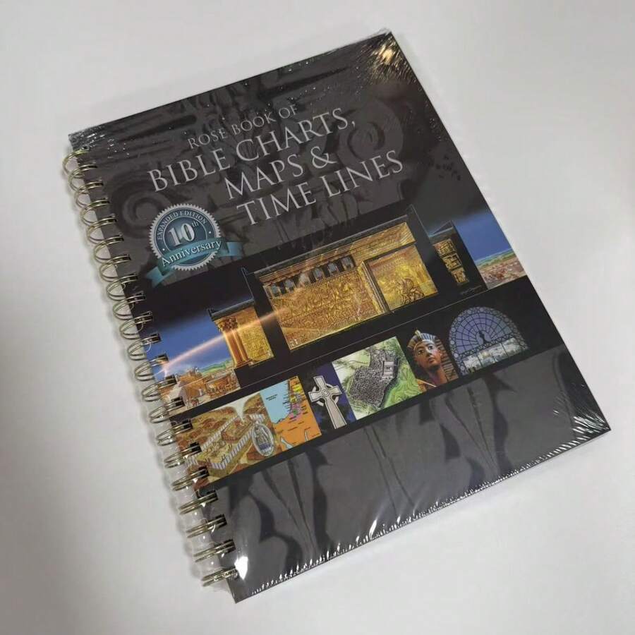Rose Book Of Bible Charts, Maps, And Time Lines - màu đen - Xem 1