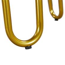 Butterslay 2pcs 26.5″ H Modern Upholstered Velvet Bar Stools With Metal Legs, Round Fabric Counter Chairs With Circular Footrest, For Kitchens, Restaurants, Bars, Cafes Black/Gray/Peacock Blue/Pink - 粉色 - 查看 5