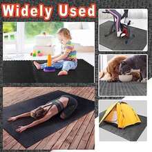 LÍMITE-MX Tapete para Ejercicio con Cuadros de Entrelazado de Espuma EVA, Tapete para Crossfit,Color Negro 12 Piezas de 30 x 30, Espesor de 12mm.(Gray) - Tipo 1 - Ver 7