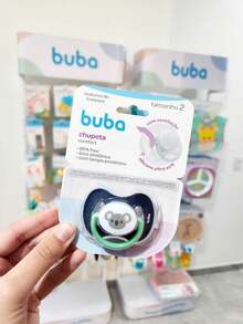 Bico Chupeta Buba Kit 02 chupetas e unitário tamanho 1 e 2 Recém Nascido Menino Menina - Multicolorido - Visão 15