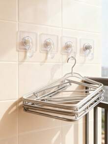 1pc Heavy-Duty Ceiling Hook - No-Drilling 360° Rotating Suction Cup Hook, Cabinet Bottom Hook, Sturdy , Easy To Install, Suitable For Hanging Towels, Keys And Other Items. - Multicolor - View 5