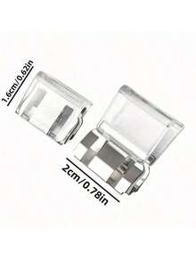 4/12/24件装，隐形裤腿缩短夹，防止裤腿下摆拖地，无缝隐藏式裤腿扣，防止裤腿拖地，适用于牛仔裤和休闲裤，防水、便携、耐磨 - 彩色 - 查看 3