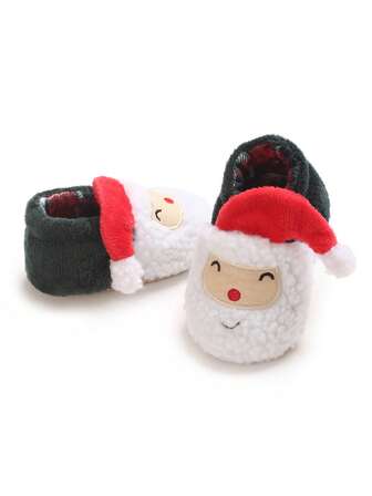 Spädbarnsskor, Vinterjulskor för spädbarn, Mjuka och halkfria krypskor