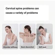 - Almohadas para cuello y cuello cervical, almohada de alforfn, almohada de apoyo para el cuello, almohada de cuello cervical, alivio del dolor de cuello para dormir de espalda y lateral - verde - Ver 5