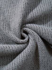 Men's Casual Versatile Plaid Jacquard Crew Neck Long Sleeve Knit Sweater, Korean Style, Suitable For Autumn And Winter - Grey - View 10