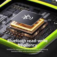 Baofeng UV-5R Mini Walkie Talkie con Bluetooth, programación de aplicaciones, multibanda, AM, copia inalámbrica de frecuencia, radio bidireccional de tipo C con doble PTT para radioaficionados - 5R Mini-Verde - Ver 5