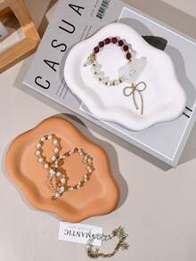 Ins Style Irregular Cloud Storage Plate Desktop Storage Plate Silicone Mold Plaster UV Glue Cement Plate Making Drop Molding Mold Household Decoration Ornament Making Silicone Mold - Multicolor - View 8