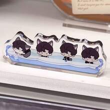 1pc Acrylic Desk Decor, Bag Charm, Keychain, Car Hanging Ornament - Qin Che, Shen Xingui, Qi Yu, Rafayel, Li Shen, Zayne - High Transparency Material, High Definition Printing - Bedside, Desk Decor, Collectible - Anime Desk Accessory, Versatile Decorative Item - Love And Deep Space Acrylic Brick - Student Gift - Multicolor - View 17