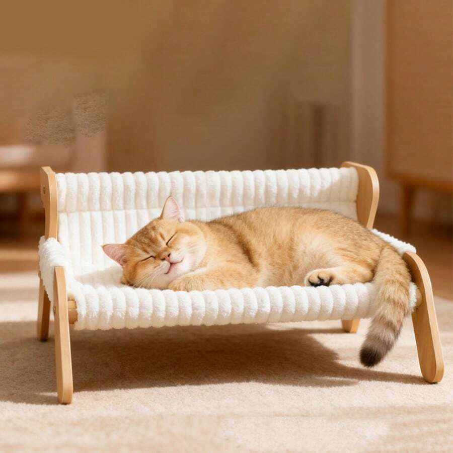 1pc Cat Summer Cooling Mat Bed Lounger, All-Season Cat Scratching Pad, Durable & Non-Shedding - Multicolor - View 1