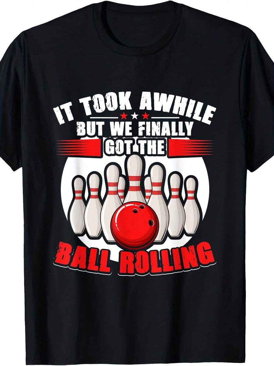 Bowling Bowler - It Took Awhile T-Shirt - Style 4 - View 1