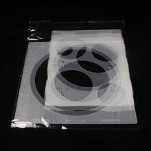 2 Pcs Calibrador De Globos, Medidor de Globo Plegable, 11 Agujeros, Caja para Medir Tamaño de Globos, Herramienta para Decoración de Fiestas y Eventos, para Cumpleaños, Boda, Celebración - translúcido - Ver 4
