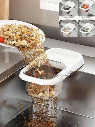 1pc Kitchen Sink Drain Basket, For Washing Fruits And Vegetables, Separates Leftover Food, Kitchen Debris Filter Basket And Drainer Rack