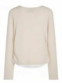 2025 Spring/Autumn Casual Versatile Women Button-Up Cardigan Sweater - Apricot - View 5