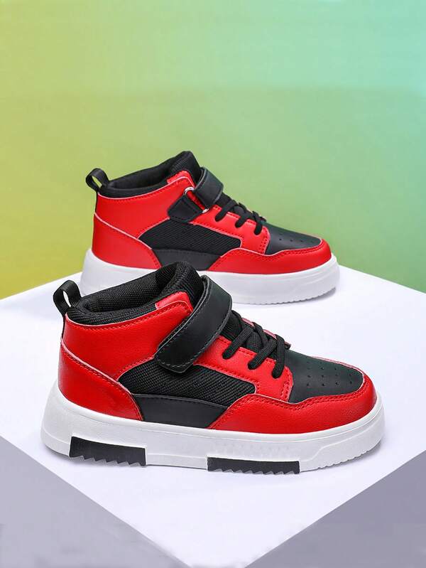 1 Pair Breathable Mesh Casual Sneakers, Fashion Mid-Top Youth Student Leisure Shoes, Lightweight Comfortable Flat Skateboard Shoes, Suitable For All Seasons