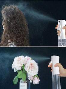 500ml/300ml/200ml Pump Spray Oil Bottle, Household Seasoning Bottle, Dust-Proof Oil Control Bottle For Air Fryer, Refillable Spray Bottle With Mist Nozzle, Portable Transparent Travel Spray Bottle For Cooking Oil, Plant Watering, Hair Salon, Cosmetics