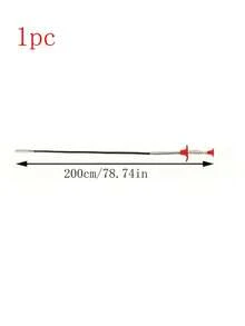 1pc Drain Clog Remover, Hair Catcher Shower Drain Cleaner, Kitchen And Bathroom Tub Drain Unclogger, Soft Metal And Plastic Pipe Dredging Tool Accessory