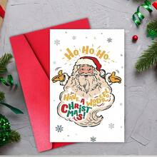 1PC Funny Christmas Cards For Friends Family Colleagues, Merry Christmas Gifts For Women Men, Xmas Card & Gift For Him Her - one-size - View 5
