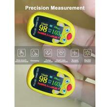 Children's Pulse Oximeter TFT Display Saturation Finger Clip Pulse Oximeter For Children - Measures Oxygen Saturation And Pulse Rate - Multicolor - View 15