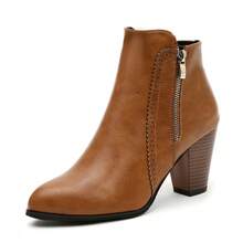 Women Mid-Calf Boots - Black - View 1