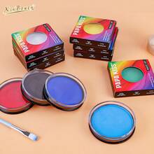 新博文专业纯色艺术颜料块 - 水性颜料,适用于节日绘画、万圣节绘画、DIY工艺品和创意艺术项目 - 均碼 - 查看 9