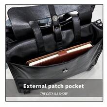 Men's Casual Sports Shoulder Bag, Minimalist Business Briefcase, Lightweight Commercial Messenger Bag, Fashionable Handbag, Suitable For Daily Commute, Travel, And Business Trips Vintage Laptop