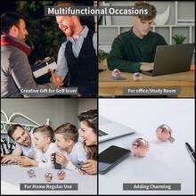 KDYNIX Charger Ball,20W Dual Port Creative Golf Ball Charger Block,GaN III Power Adapter Fast Wall Charger With UL Certified,Fast Charging For IPhone 16/15 Series, Galaxy,IPad,The Best Gift For Ballers. - 電鍍玫瑰金 - 查看 8