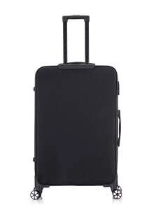 Sanzheng Luggage Set 4 Piece Lightweight Expandable Softside Suitcases With Spinner Wheels, Travel Set With Normal Lock (20" 26" 28" 32") - 黑色 - 查看 8