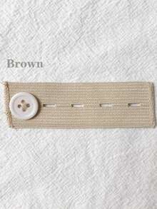 2pcs Pants Extender Set, Including Pants Buckle Extender, Suspender Clips, Elastic Waist Adjuster And Waist Belt Extension Hook, Metal Buckle Extender, Waist Stretch Buckle, Practical Sewing Tool - Multicolor - View 11