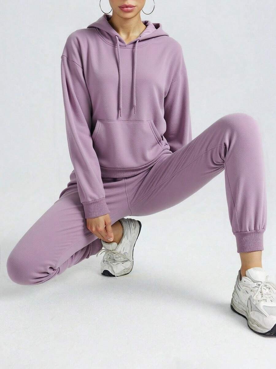 Women Two-Piece Outfits - Light Purple 1 - View 1