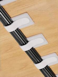 50 Fijadores de cable con clip, herramienta mágica autoadhesiva para organizar cables, organizador de cables de pared, clip para cable de computadora, organización de cables de red