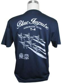 Camiseta de la Fuerza de Autodefensa Azul Impulso T-4 6 Patrón Seco Azul Marino (Talla L) - Blanco - Ver 2