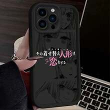Anime Cute Kitagawa Phone Case Cover Compatible With  17 Air 16 16E 15 14 13 12 11 Pro Max X XS X S Max XR SE 2020 SE4 7 8 Silicone Cover, Cover Compatible With  17 Case,  17 Pro Case,  17 Pro Max Case - 3 - View 11