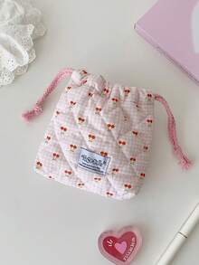 1个可爱绗缝相机包，CCD收纳包，相机包，柔软材质，防摔防尘，小巧便携，适合存放黑卡相机，简约便携，防摔防刮，多用途，适合户外使用，相机配件旅行必备，邮轮必备，宿舍必备，生日礼物，伴娘礼物，母亲节礼物，教师节礼物，情人节礼物 - 彩色 - 查看 13