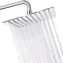 Regadera Cuadrada De Acero Inoxidable 20cm Con tubo 50cm regadera cuadrada de acero inoxidable 20 cm cabezal con tubo 50 cm ducha lluvia material inoxidable durable resistente a corrosion instalacion sencilla diseño moderno para banos mejora experiencia ducha flujo uniforme ideal para hogar hotel y remodelaciones - Plateado - Ver 1