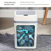 Trash Cans, Household Automatic Kitchens, Bathrooms, Bedrooms, Offices, Living Rooms, Home Decoration, Contactless Trash Cans