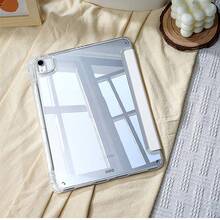 Étui de protection transparent et rigide compatible avec Apple iPad 11, iPad Pro 11 2025 Nouveau modèle, iPad Air 5, iPad Mini 7, iPad 9e/10e génération, anti-flexion