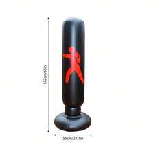 1pcs Inflatable Punching Pillar, Taekwondo Training Equipment, Fitness Exercise, Unbreakable Doll, Inflatable Sandbag, Standing Stress-Relieving Sandbag, Taekwondo Sparring Training Equipment - Multicolor - View 11