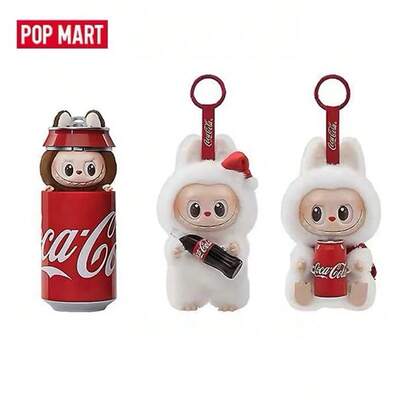  POP MART LABUBU Coca Coca Series - Cutie misterioasă, jucării de colecție în stil aleatoriu, cadouri ideale pentru festivaluri și familii