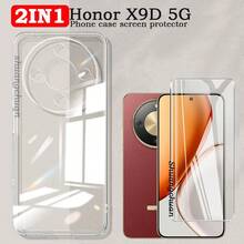 Ốp lưng trong suốt cho Honor X9D, Miếng dán cường lực màn hình Honor X9D - 2IN1 (Kính trong suốt) - Xem 2