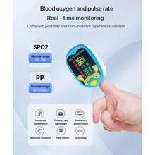 Children's Pulse Oximeter TFT Display Saturation Finger Clip Pulse Oximeter For Children - Measures Oxygen Saturation And Pulse Rate - Multicolor - View 6