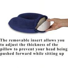 Foam Neck Pillow, Dark Blue - azul - Ver 3