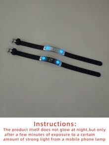 2pcs/Set Luminous Couple/Friendship Silicone Bracelet Set With Glow-In-The-Dark Double Heart & Finger Heart Pattern, Casual Accessory Suitable For Daily Wear And Holiday Gift