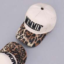 Mommin Trucker Hat Women Embroidered Mom Baseball Cap Adjustable Canvas Vintage Hat Casual Wear - Ngụy trang - Xem 7