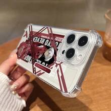 Estuche de teléfono creativo y de moda para anime con hombre blanco, Izanas Kurokawa, compatible con para 16, 16E, 15, 14, 13, 12, 11 Pro, X, XR, XSMAX, 8,, E Plus, con diseño de cuatro esquinas resistentes a caídas, transparente, suave, de capa ultrafina y estilo nuevo.17 17promax. - transparente - Ver 5