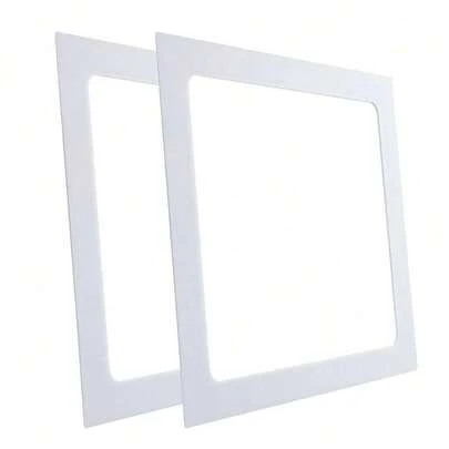 KIT 2 Luminárias Painel Embutir LED Quadrado 12W-18W-24W Branco 6000K Bivolt