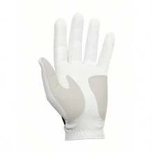 1pc Left Hand Golf Club Glove, Genuine Leather Riding Outdoor Unisex Glove, Anti-Slip Breathable